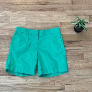 J.Crew Chino Kelly Green Shorts 7” Length